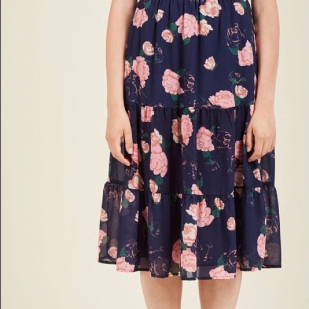 Tiered Floral skirt